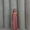 Piliseli uzun elbise