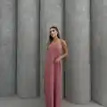 Piliseli uzun elbise