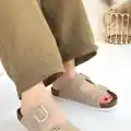 Rıno Ten Nubuk Terlik
