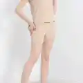 Şortlu Ayrobin takım bej