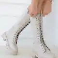 Uliza Bej Cilt Bağcıklı Çizme