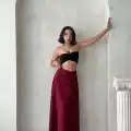Uzun astarlı etek s255043