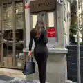 Uzun kollu uzun elbise