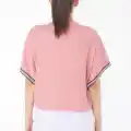 V yaka büzgülü detaylı bluz