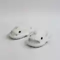 WG500 Köpekbalığı Beyaz Unisex Tam Ortopedik Terlik Shark Slides
