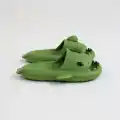 WG500 Köpekbalığı Haki Unisex Tam Ortopedik Terlik Shark Slides