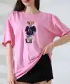 Ayıcıklı oversize tişört