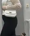 Beyaz cilt jessi çanta