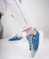 Enber Mavi Kot Bağcıklı Spor Ayakkabı