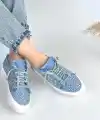 Guji Mavi Kot Bağcıklı Spor Ayakkabı