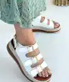 Jatay Beyaz Cilt Sandalet