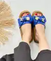 Jude Mavi Cilt Ayıcıklı Terlik