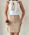 Kargo cep mini etek