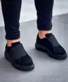 KB-040  Kuback Siyah Süet Siyah Taban  Lastikli  Günlük Erkek  Ayakkabı