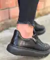 KB-309  Kuback Kömür Fermuar Ve Bağcıklı  Günlük Erkek  Ayakkabı