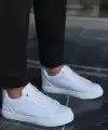 KB-BX1  Kuback Beyaz Cilt Yüksek Beyaz Taban Günlük Erkek Ayakkabı