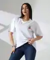 Kiraz işlemeli tişört