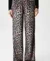 Leopar desen pantolon