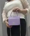 Lila cilt krash çanta