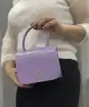 Lila cilt krash çanta
