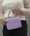 Lila cilt krash çanta