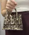 luxe leopar cilt çanta