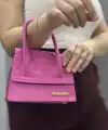 Luxe pembe cilt çanta