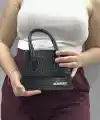 luxe siyah cilt çanta