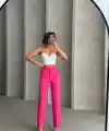Palazzo fuşya pantolon