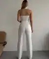 Palazzo pantolon beyaz s23211