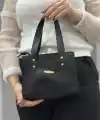 Siyah cilt limoe çanta