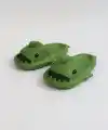 WG500 Köpekbalığı Haki Unisex Tam Ortopedik Terlik Shark Slides