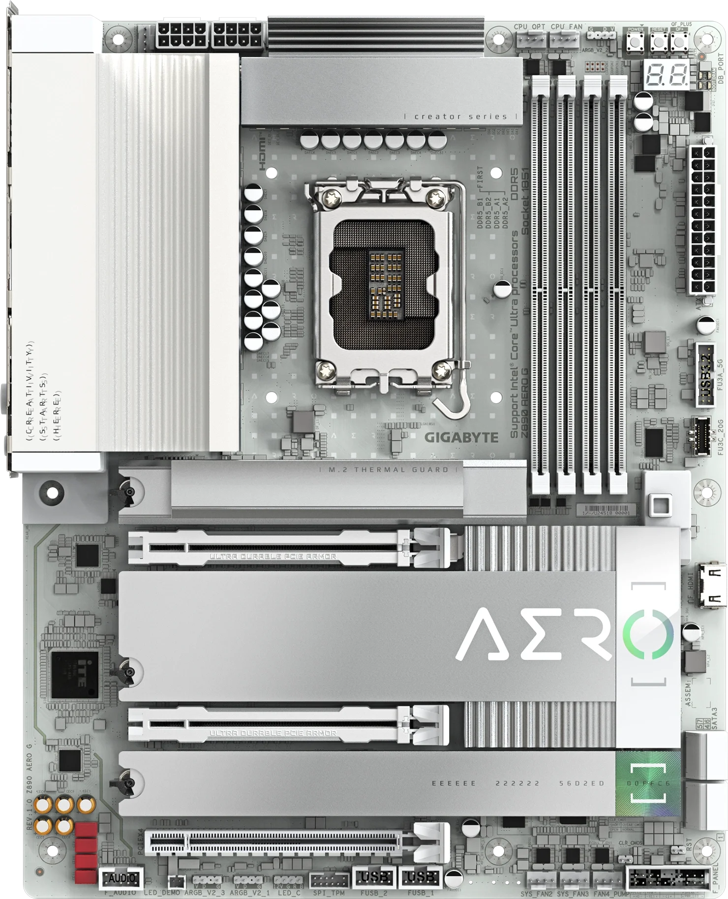 Z890 AERO G ürün görünümü