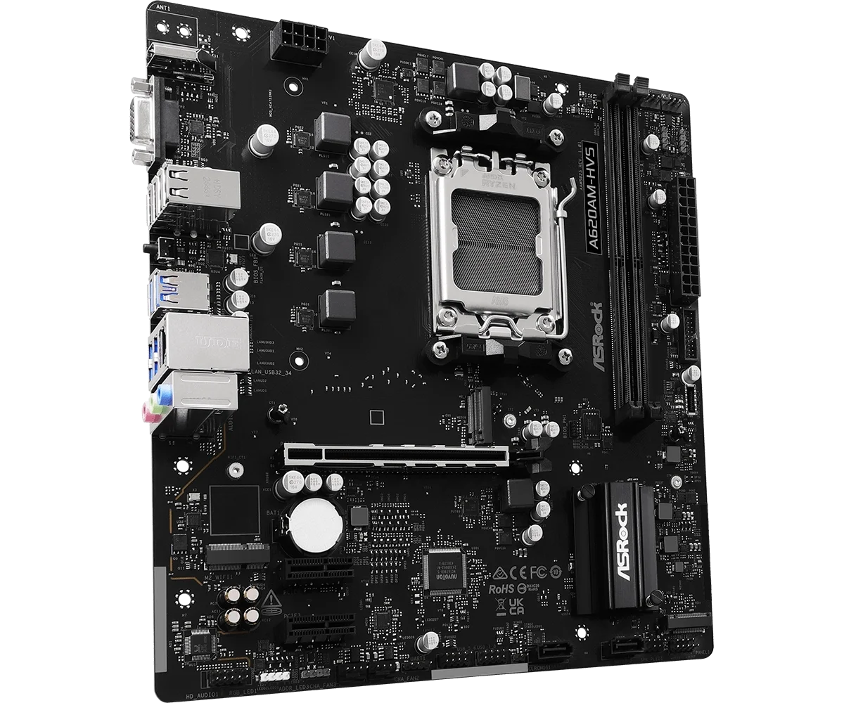 ASRock A620AM-HVS ürün görünümü 3