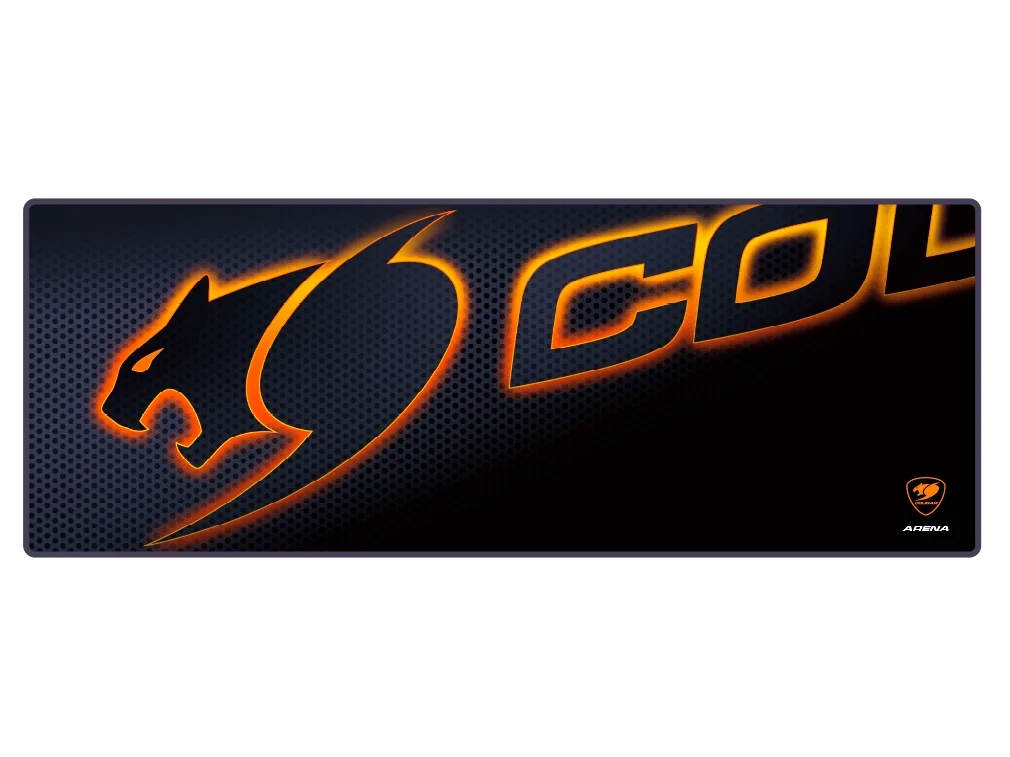 COUGAR ARENA BLACK XL siyah mousepad üst yüzeyi