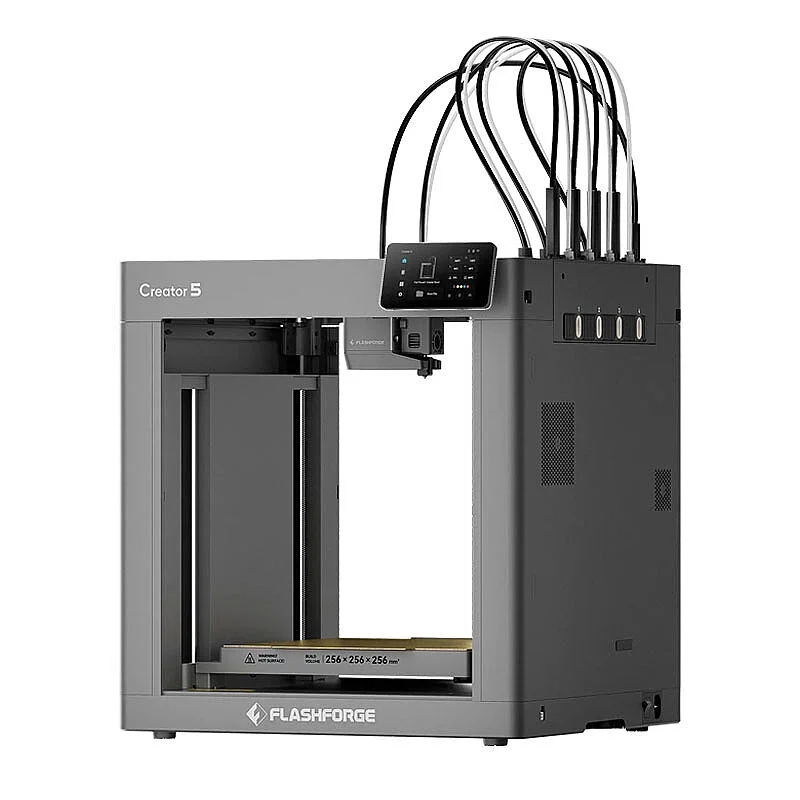 Flashforge Creator 5 Dört Bağımsız Baskı Kafalı Çok Renkli FDM 3D Yazıcı