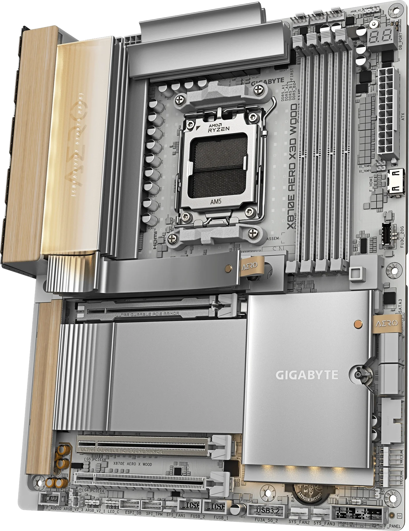 X870E AERO X3D WOOD alternatif açı