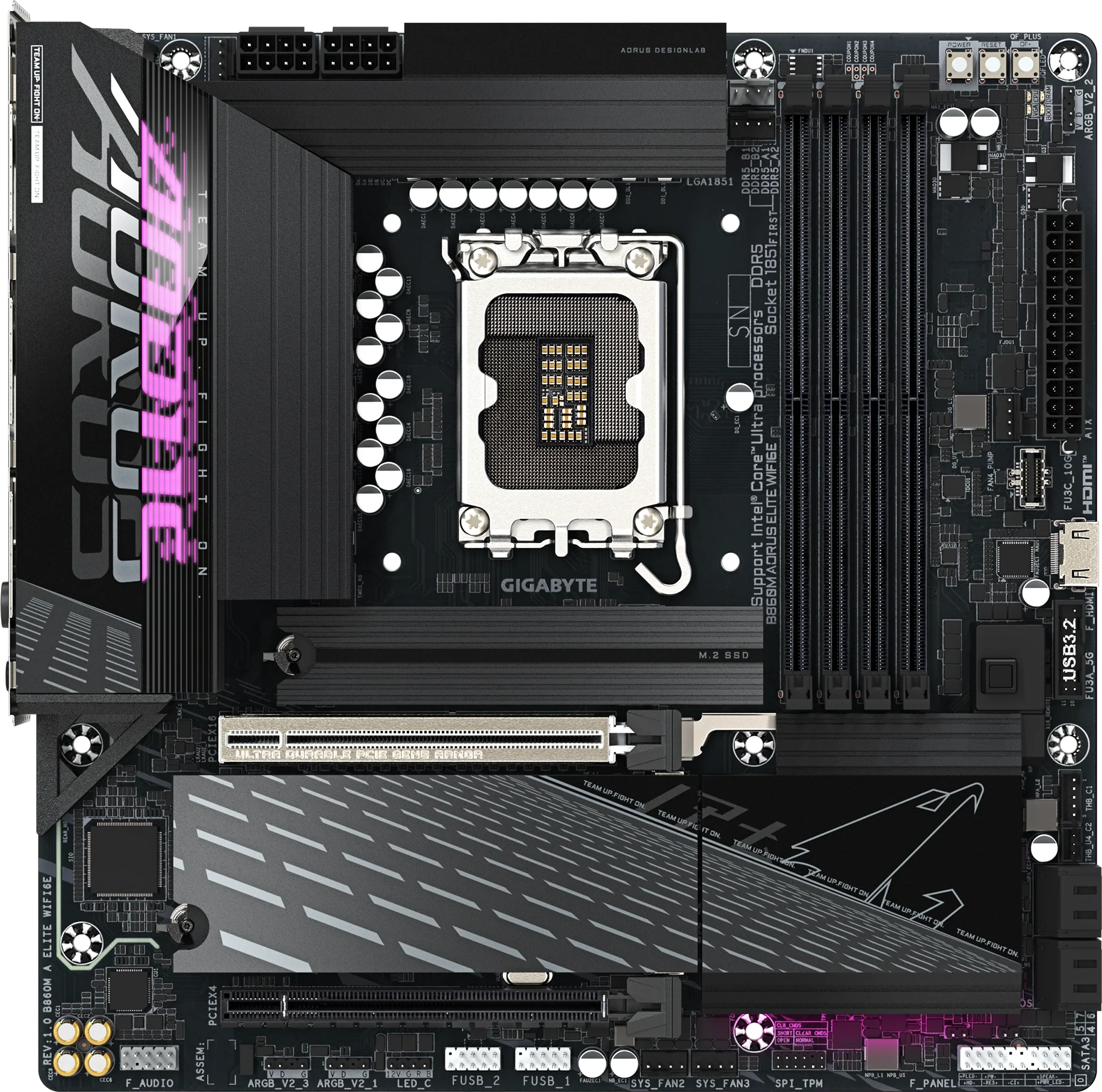 B860M AORUS ELITE WIFI6E ürün görünümü