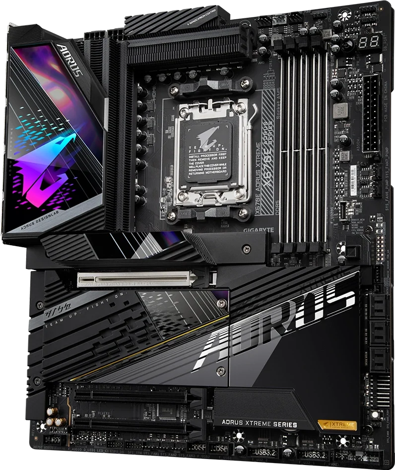 X670E AORUS XTREME tasarım detayı
