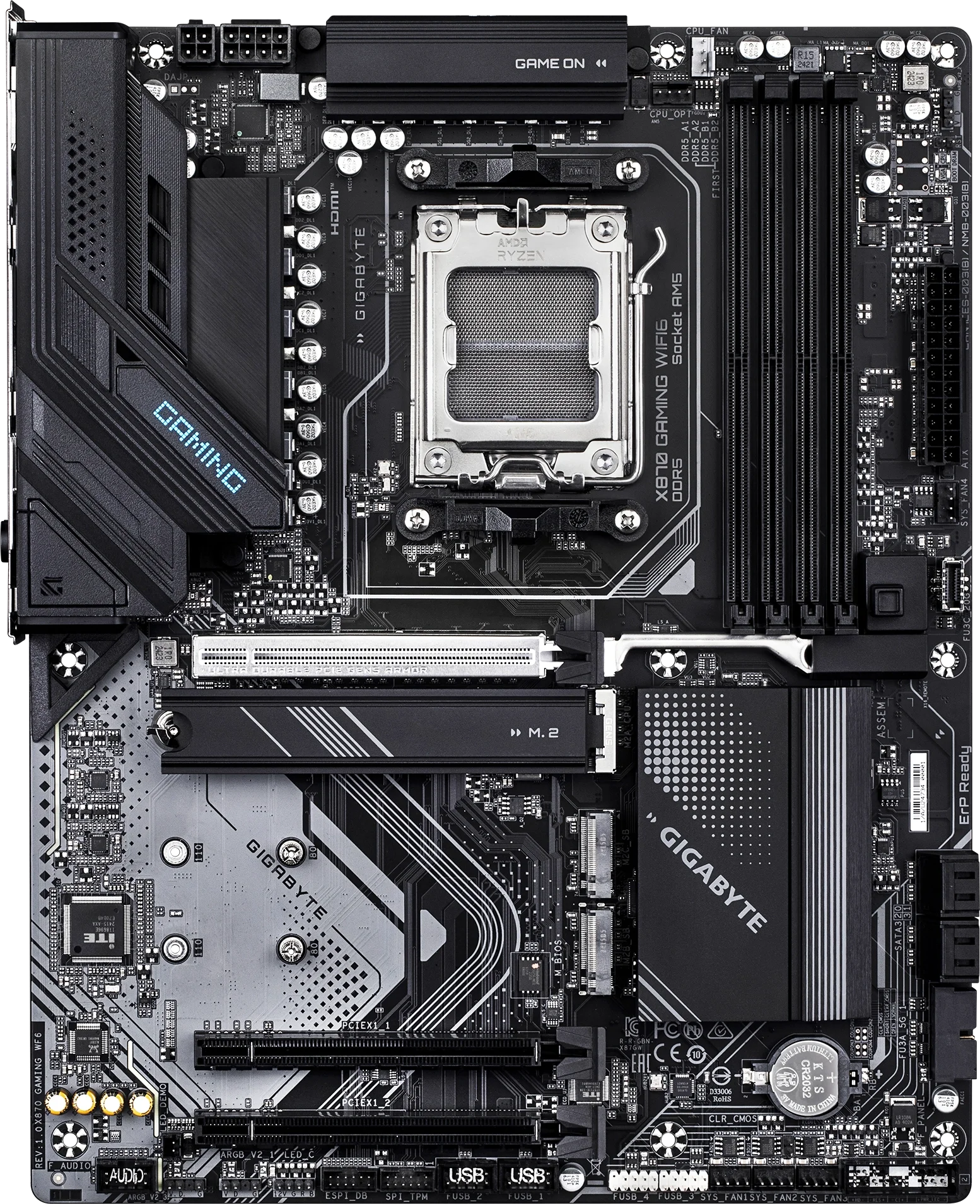 X870 GAMING WIFI6 ürün görünümü