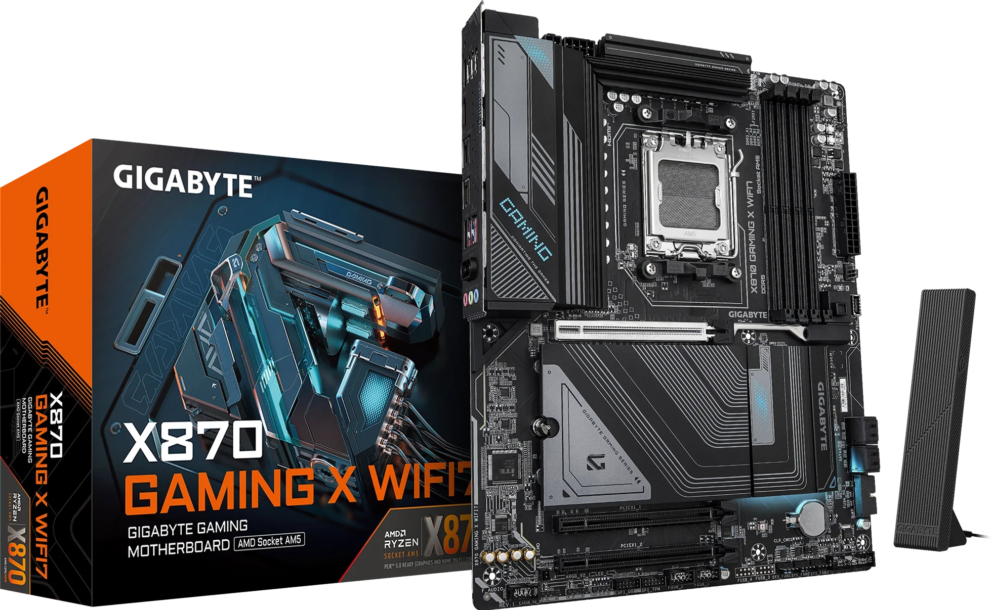 X870 GAMING X WIFI7 kutu ve ürün