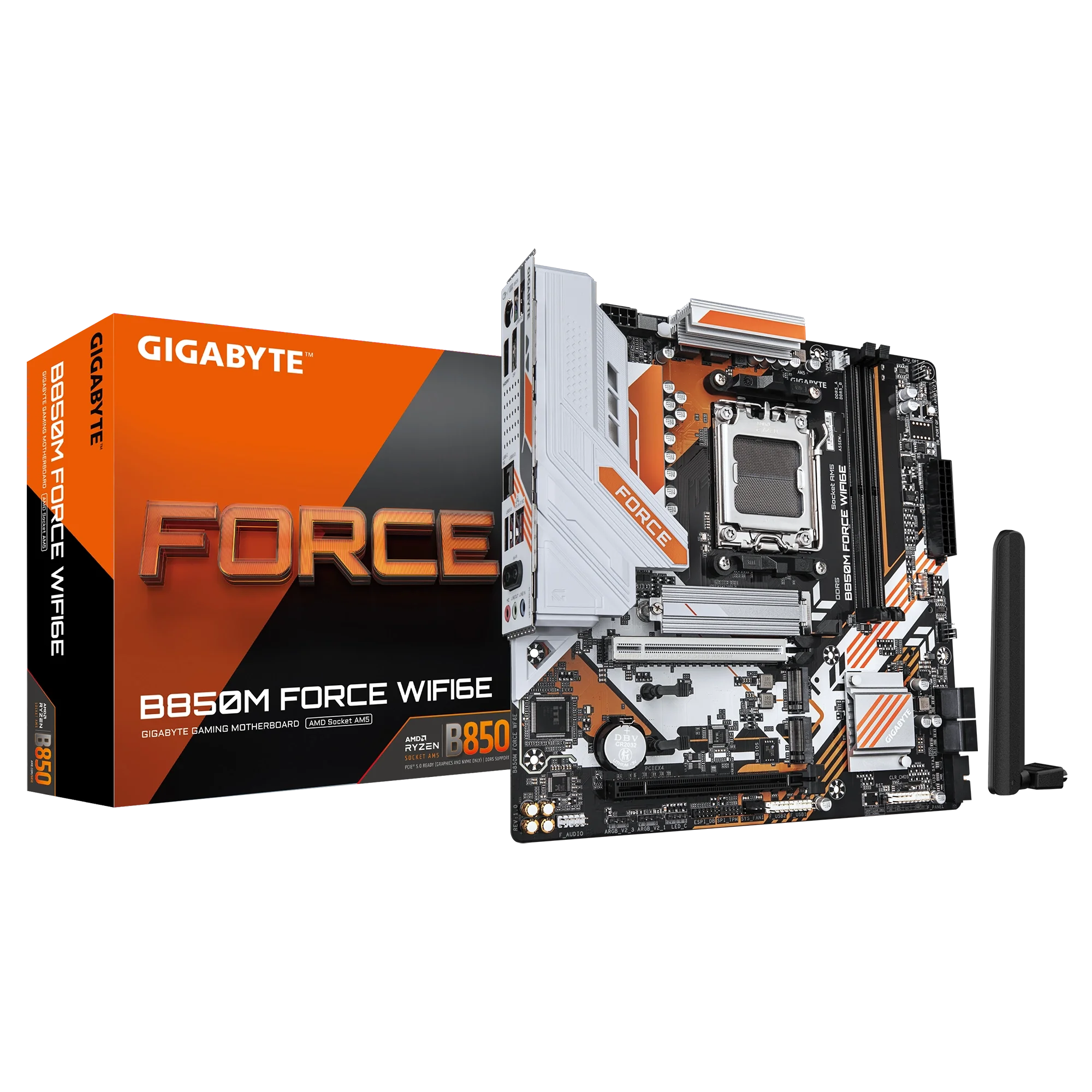 B850M FORCE WIFI6E kutu ve ürün