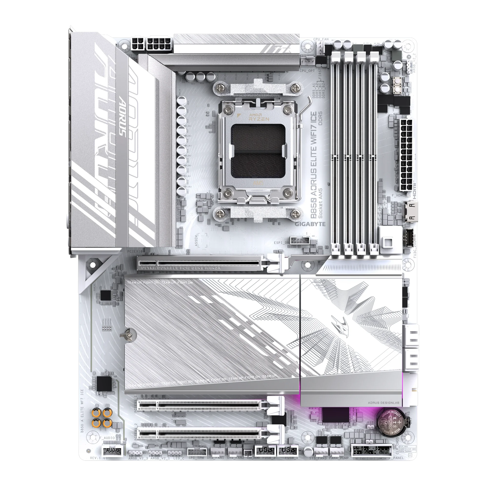B850 AORUS ELITE WIFI7 ICE ürün görünümü