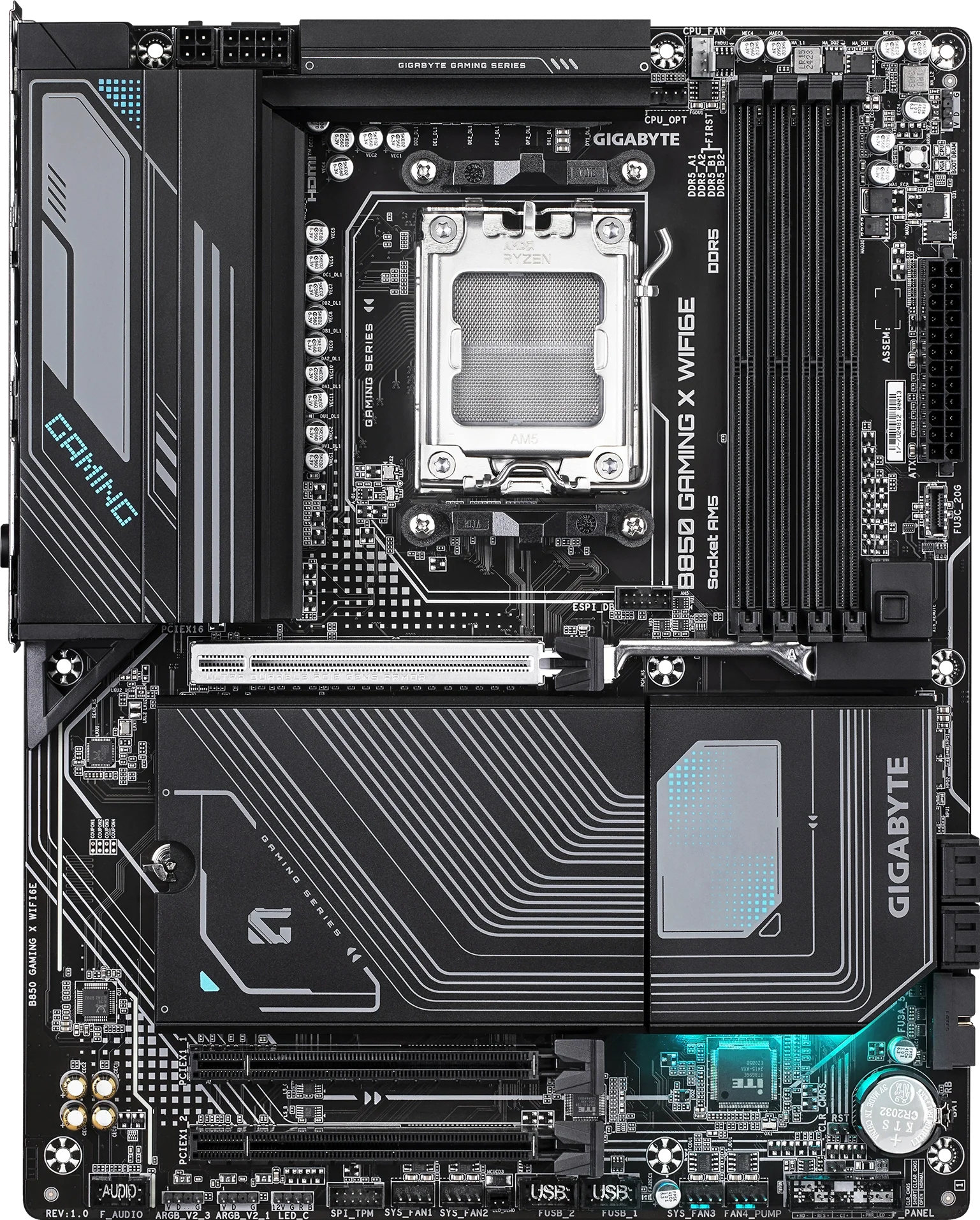 B850 GAMING X WIFI6E ürün görünümü