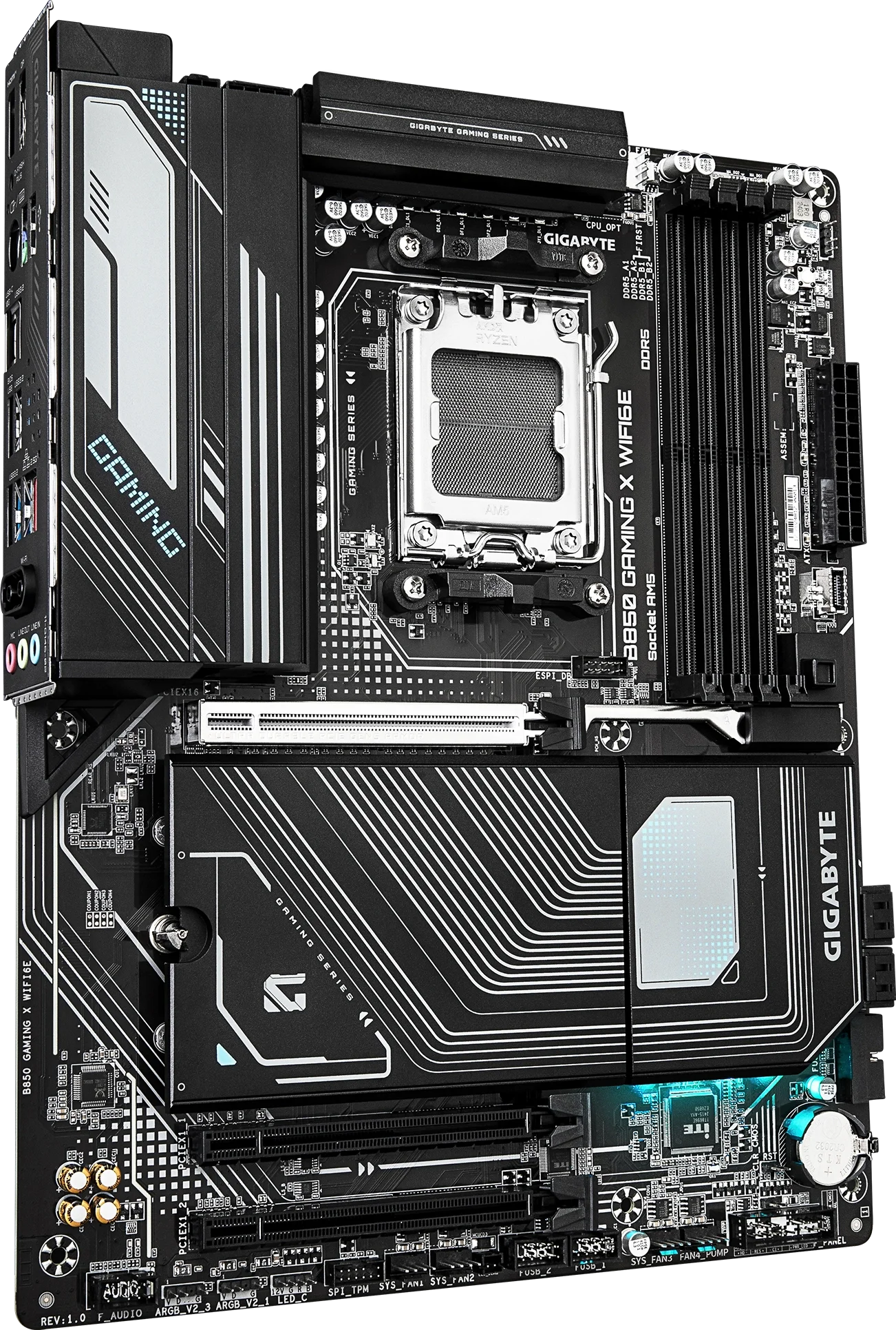 B850 GAMING X WIFI6E tasarım detayı