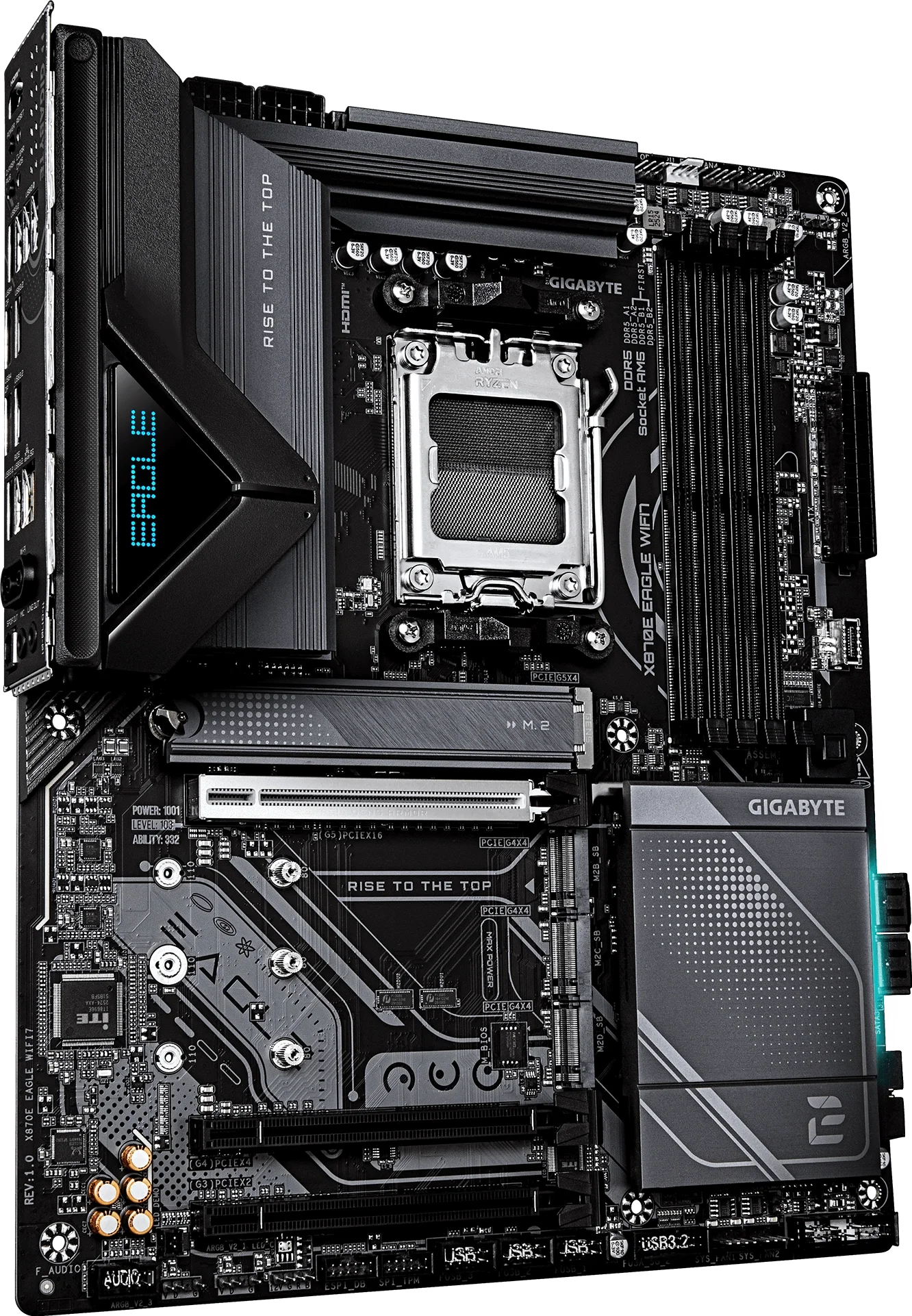 X870E EAGLE WIFI7 tasarım detayı