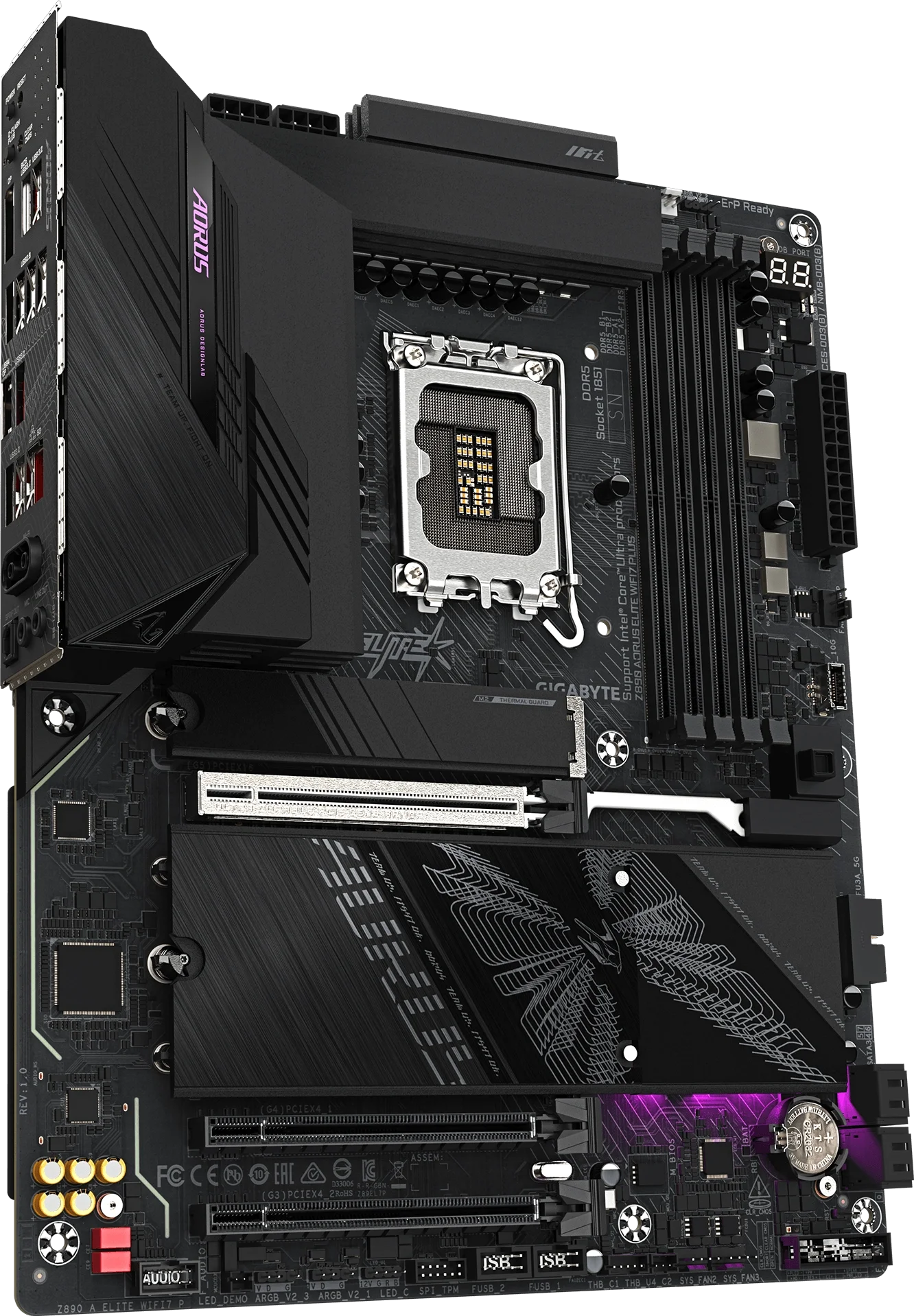 Z890 AORUS ELITE WIFI7 PLUS tasarım detayı