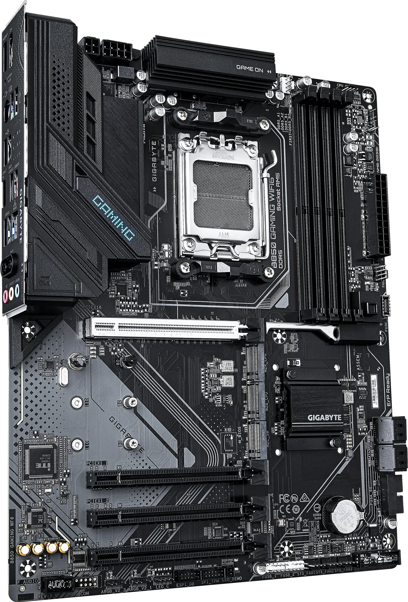 B850 GAMING WIFI6 tasarım detayı