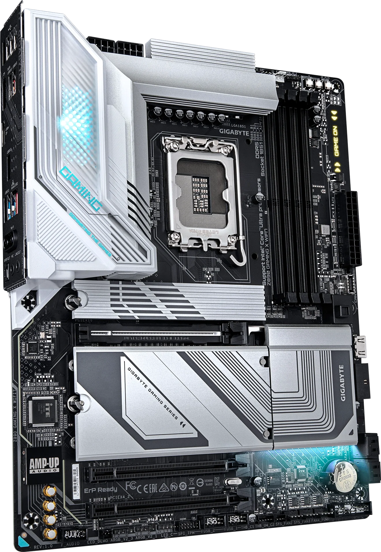 Z890 GAMING X WIFI7 tasarım detayı