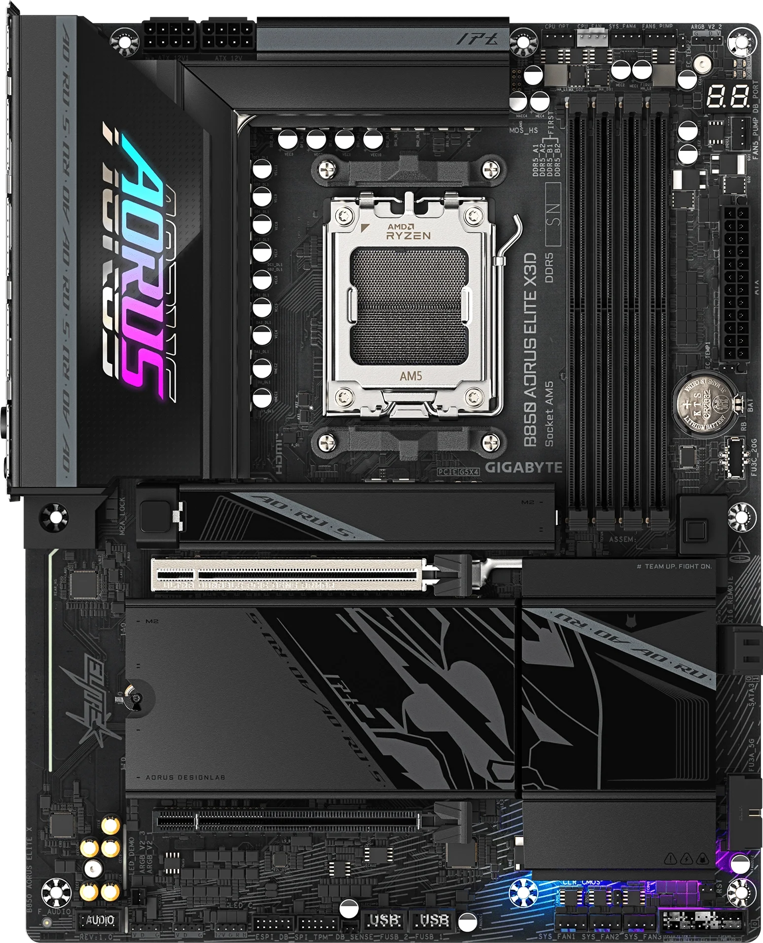 B850 AORUS ELITE X3D ürün görünümü